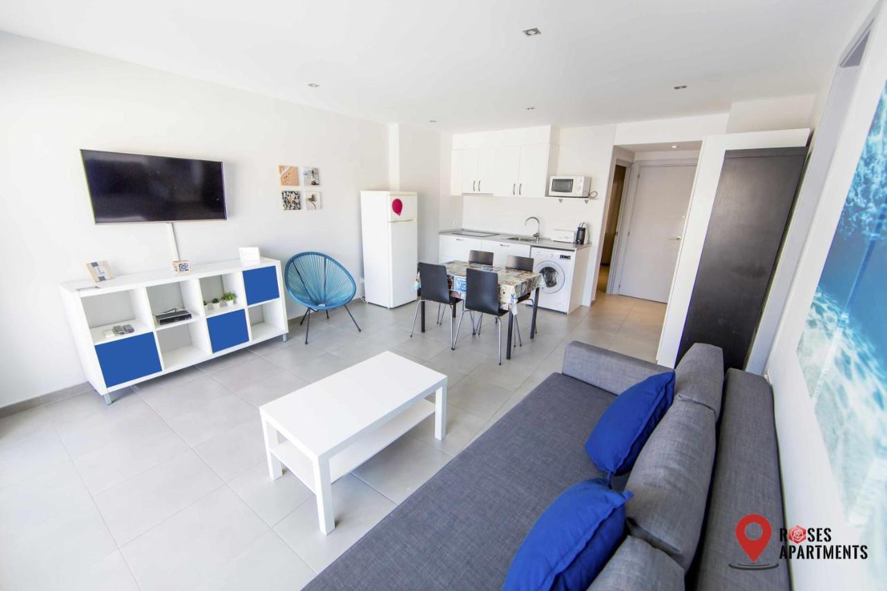 Roses Apartments Ocean 2 Habitaciones Vista Mar Lateral Extérieur photo