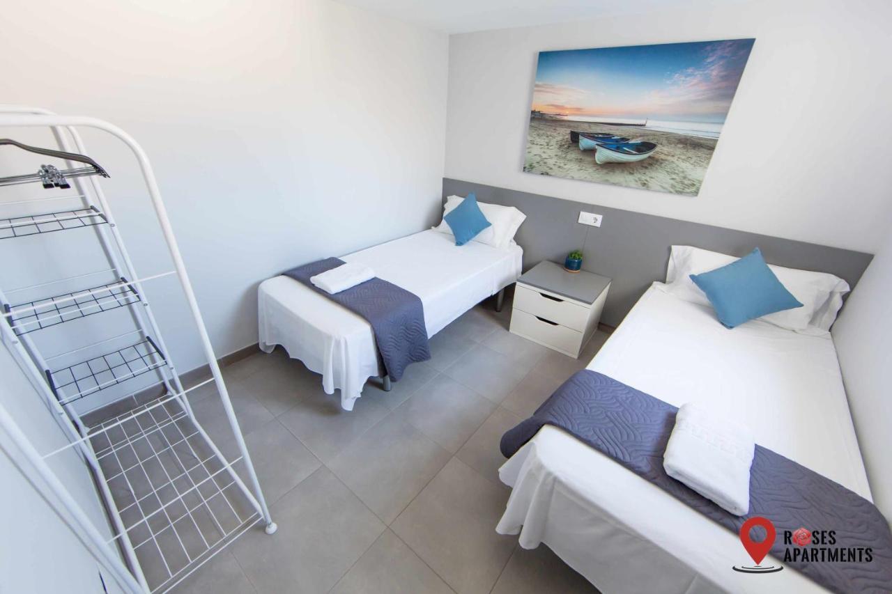 Roses Apartments Ocean 2 Habitaciones Vista Mar Lateral Extérieur photo